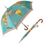 Skėtis suaugusiems su pasaulio žemėlapiu 98cm skersmuo - Image 3
