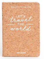 Knygelė užrašams kamštinė A6"Let's Travel" - Image 4