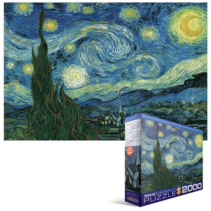 Dėlionė Žvaigždėta naktis. Vincentas Van Gogas. 2000 detalių - Image 2