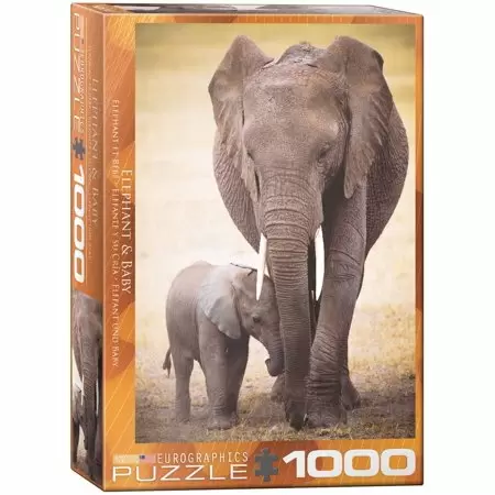 1846-54213132 Dėlionė Drambliai 1000d. - Image 1