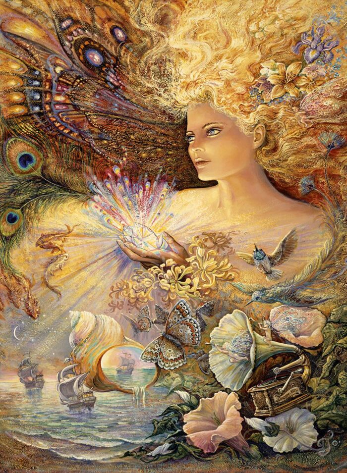 Josephine Wall dėlionė "Užkerėjimo kristalas" 3000 d. - Image 4