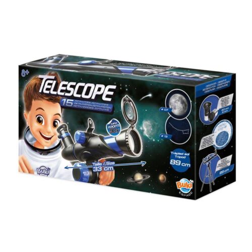 3700802101581s Teleskopas vaikams su 15 veiklų