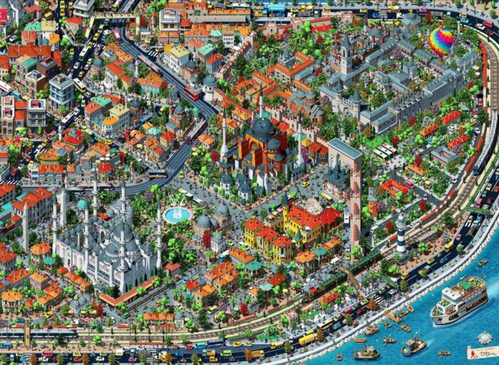 Dėlionė Fractal Istanbul. Tarik Tolunay 3000 - Image 2