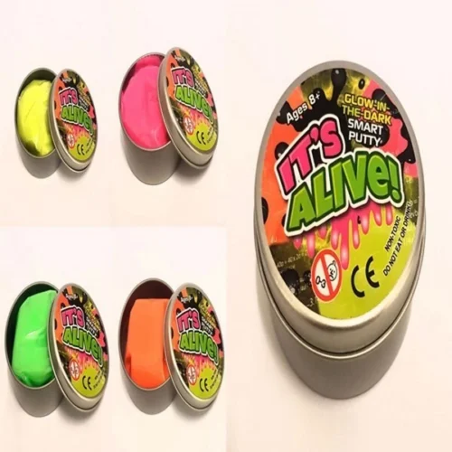 Išmanusis plastelinas Šviečiantis tamsoje (Slime) - Image 3
