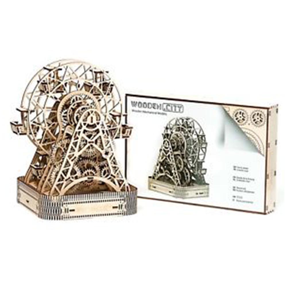 5906874128053 Medinė 3D dėlionė "Apžvalgos ratas" - Image 1
