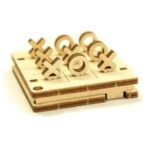 Medinė dėlionė 3D žaidimas "Tic- tac-toe 1" - Image 3