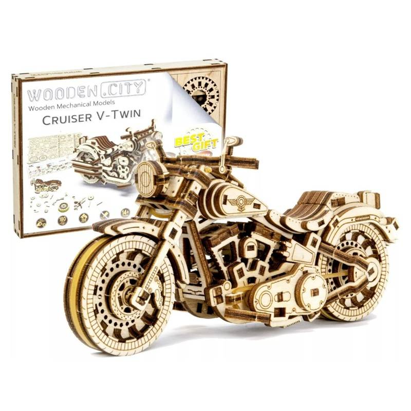 Medinė dėlionė 3D Cruiser V-Twin