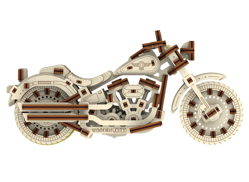 Medinė dėlionė 3D Cruiser V-Twin