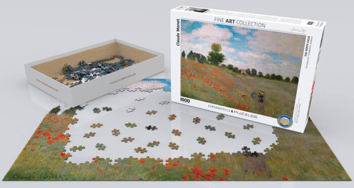 Dėlionė Aguonų laukas Claude Monet 1000
