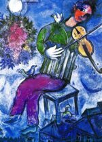 Dėlionė Mėlynasis smuikininkas Marc Chagall 1000d. - Image 2
