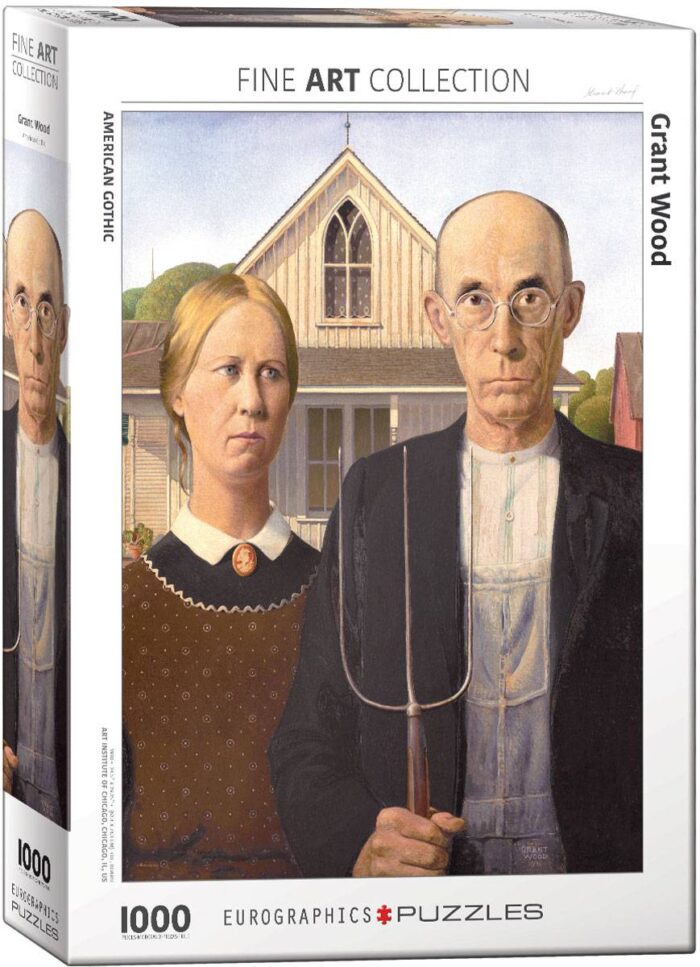 Dėlionė Amerikietiška gotika Grant Wood 1000 detalių - Image 3