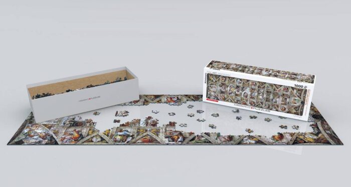 Dėlionė Siksto koplyčia. Michelangelo panoraminė 1000 - Image 2