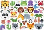 Dėlionė Laukiniai gyvūnai Emoji-puzzle 100d. - Image 3
