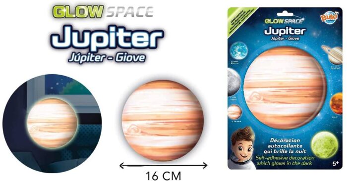 Šviečiantis tamsoje lipdukas Jupiteris 3D - Image 2