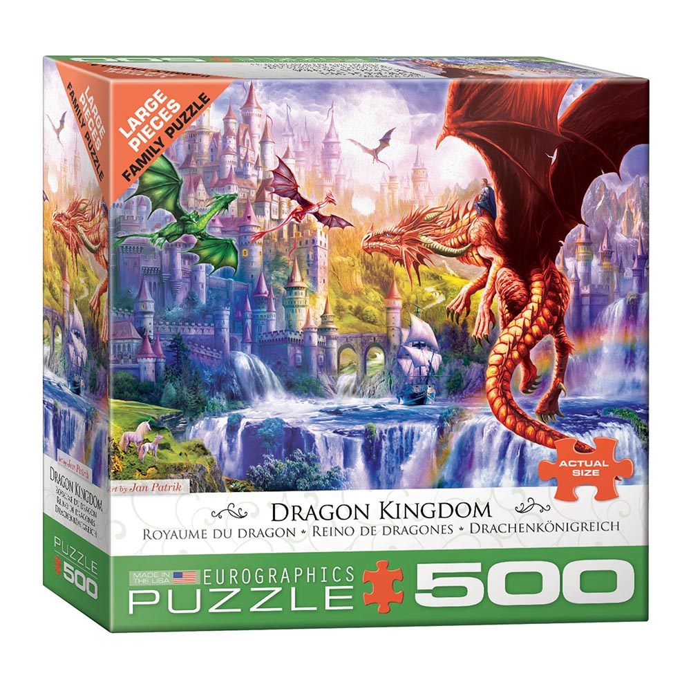 6281364536228 Dėlionė Drakonų karalystė 500d. - Image 1