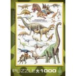 Dėlionė Juros periodo dinozaurai 1000