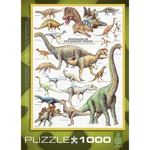 Dėlionė Juros periodo dinozaurai 1000