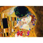 Dėlionė Bučinys (detalė). Gustav Klimt 1000 detalių