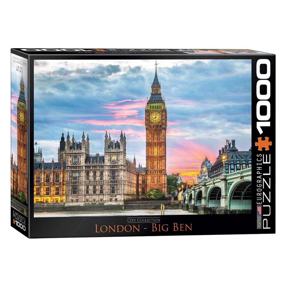 628136607643 Dėlionė "Londonas - Big Ben" 1000d. - Image 1