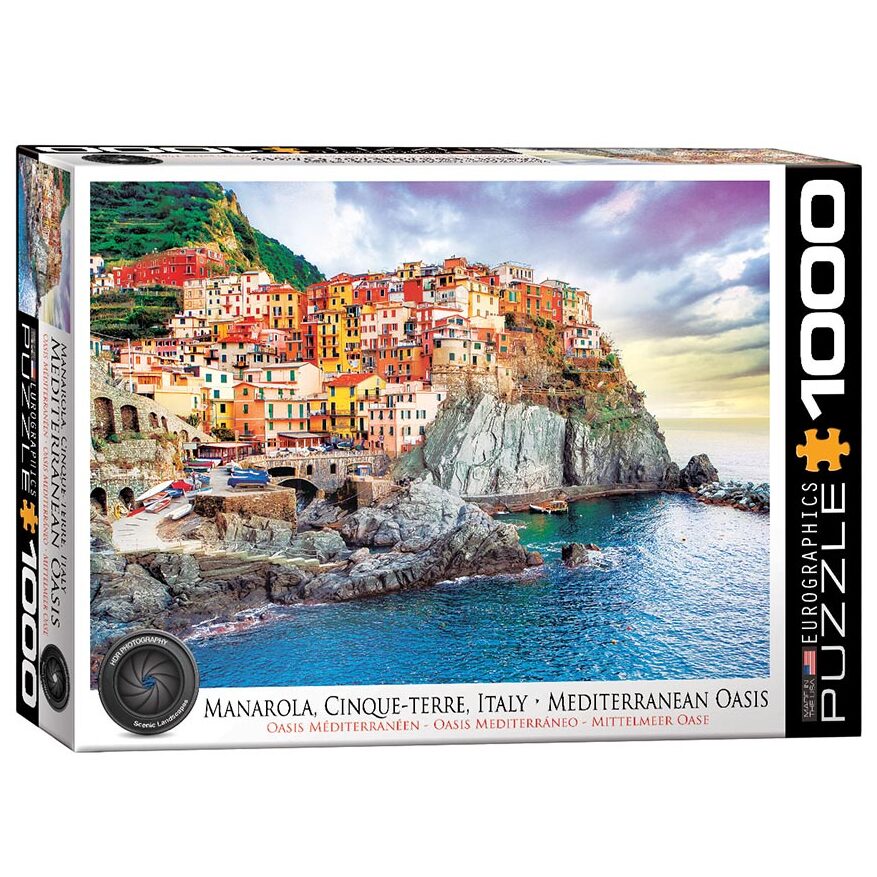 628136607865 Dėlionė Manarola Penkios žemės