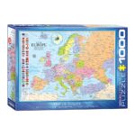 Dėlionė Europos žemėlapis 1000d.