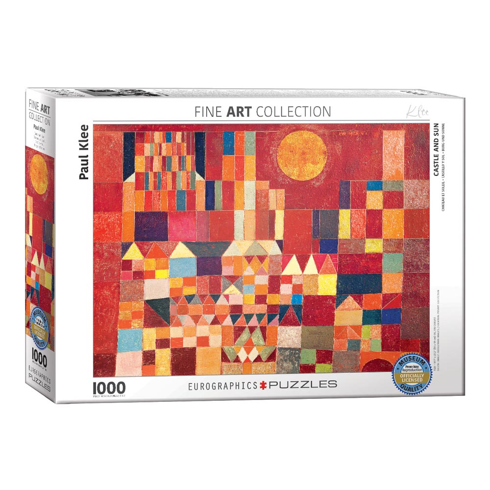 628136608367 Dėlionė "Pilis ir saulė" Paul Klee 1000d. - Image 1