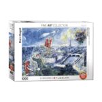 Dėlionė "Paryžiaus puokštė" Marc Chagall 1000d.