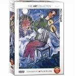 Dėlionė Mėlynasis smuikininkas Marc Chagall 1000d.