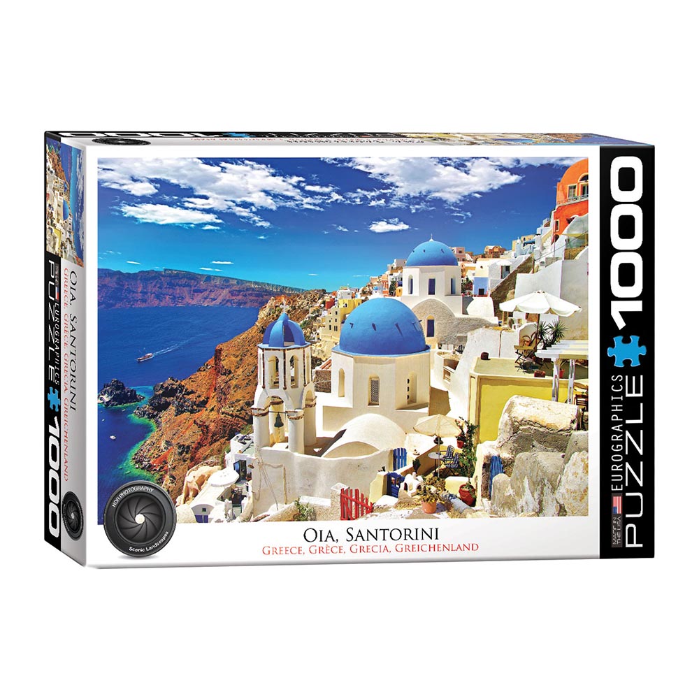 628136609449 Dėlionė "Santorinis. Graikija" 1000d. - Image 1