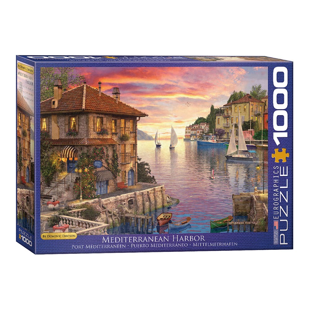628136609623 Dėlionė "Viduržemio jūros uostas" 1000d. - Image 1