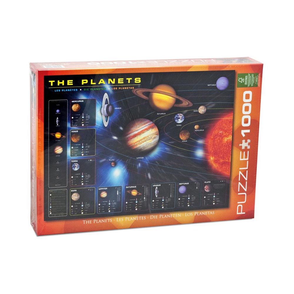 628136610094 Dėlionė Planetos 1000d. - Image 1