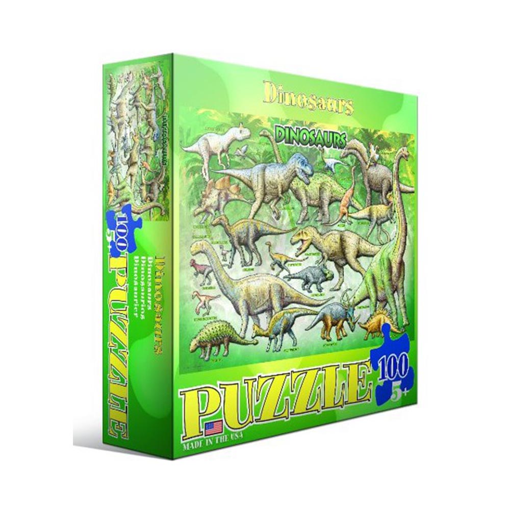 628136610988 Dėlionė Dinozaurai 100d. - Image 1