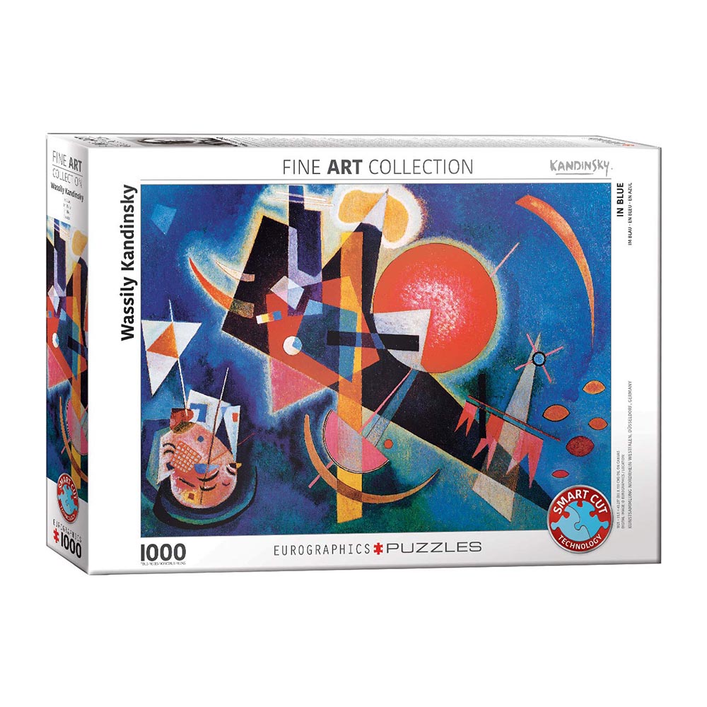 628136618977 Dėlionė "Mėlynai" Wassily Kandinsky - Image 1