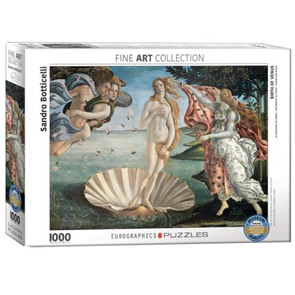 Dėlionė Veneros gimimas Sandro Botticelli 1000