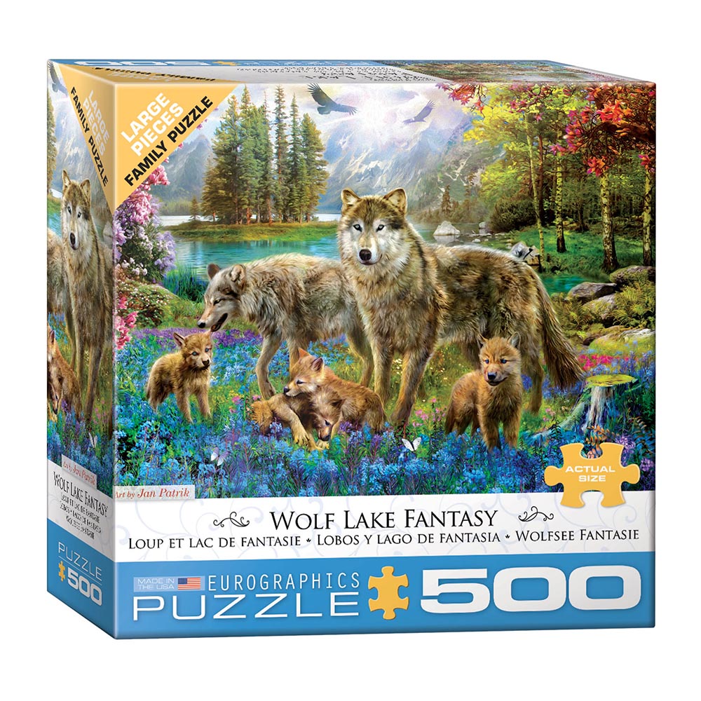 628136653809 Dėlionė "Vilkų ežero fantazija" 500d. - Image 1