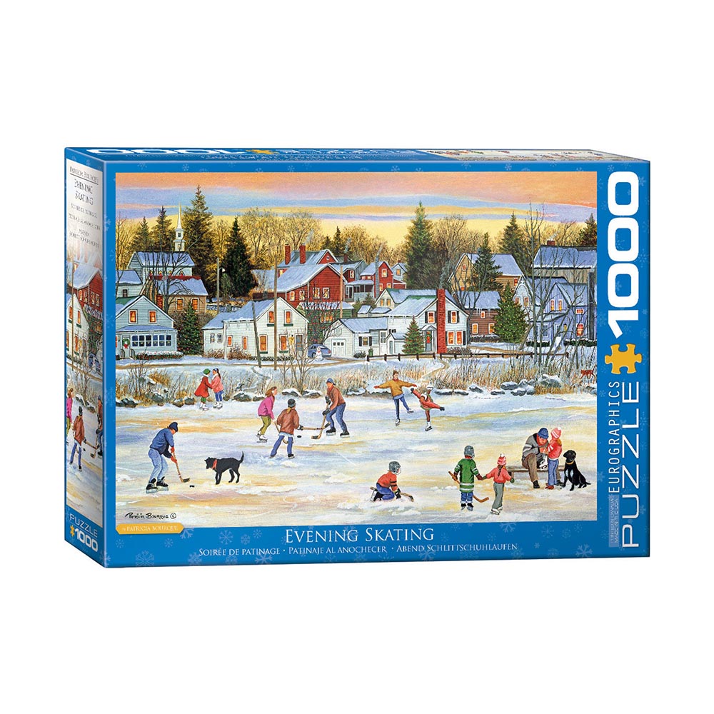 628136654395 Dėlionė "Vakarinis pasičiuožinėjimas" 1000d. - Image 1