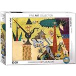 Dėlionė Žemės dirbimo laukai Joan Miro 1000d.