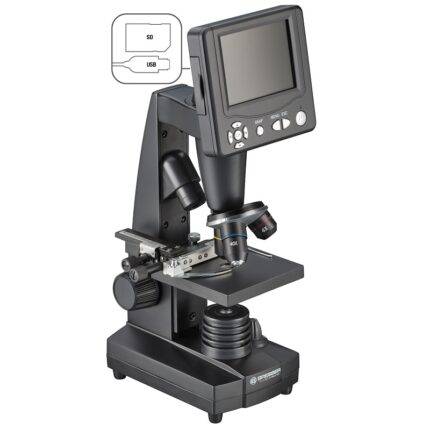 Mikroskopas 40x - 1600x su LCD ekranu, 5 metų garantija