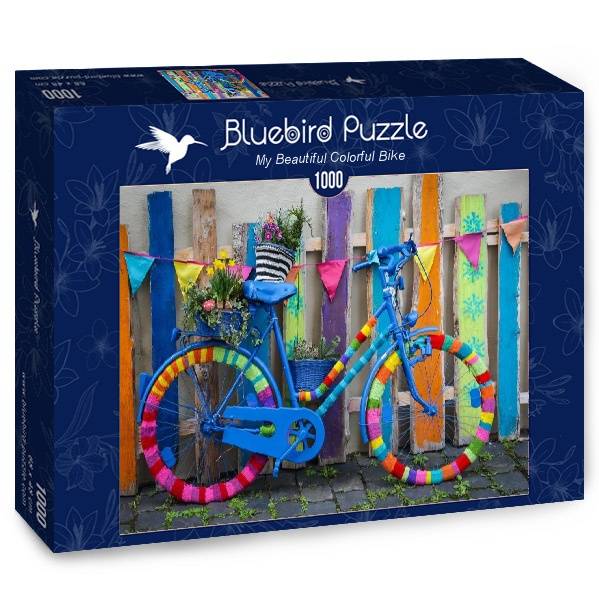 bluebird-puzzle-my-beautiful-colorful-bike-jigsaw-puzzle-1000-pieces.63701-2.fs_.jpg Dėlionė "Ryškiaspalvis dviratis" 1000d - Image 1