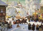 Dėlionė "Boris Kustodiev - Maslenitsa (Užgavenės)" 1000d. - Image 2
