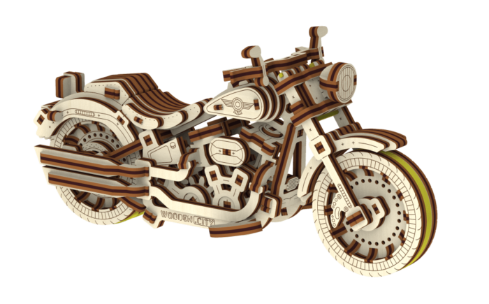 Medinė dėlionė 3D Cruiser V-Twin - Image 4