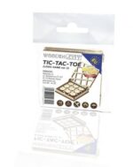 Medinė dėlionė 3D žaidimas "Tic- tac-toe 2"