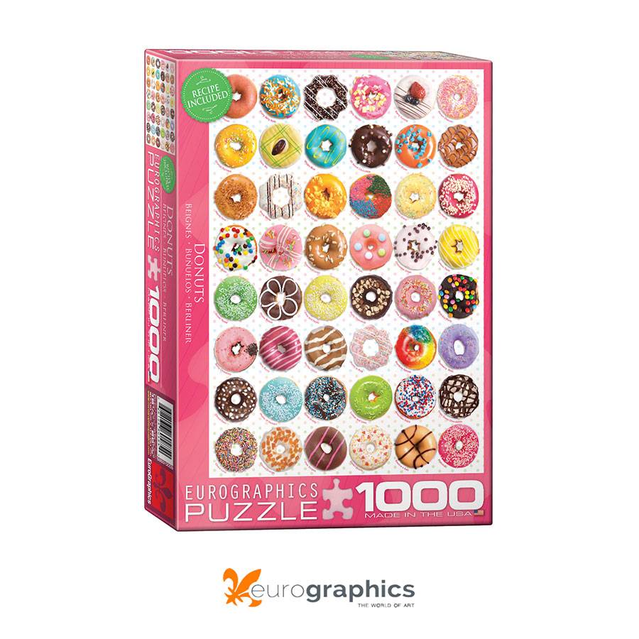 eurographics-628136605854.jpg Dėlionė Spurgytės 1000d. - Image 1