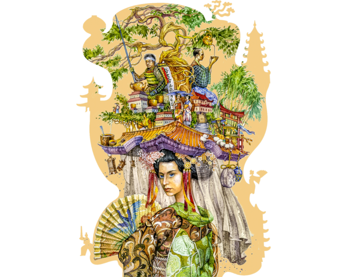 Medinė dėlionė Japonija. 195 - Image 6