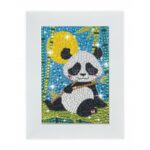Kūrybinis rinkinys Blizgučių menas Panda 10x14cm - Image 3