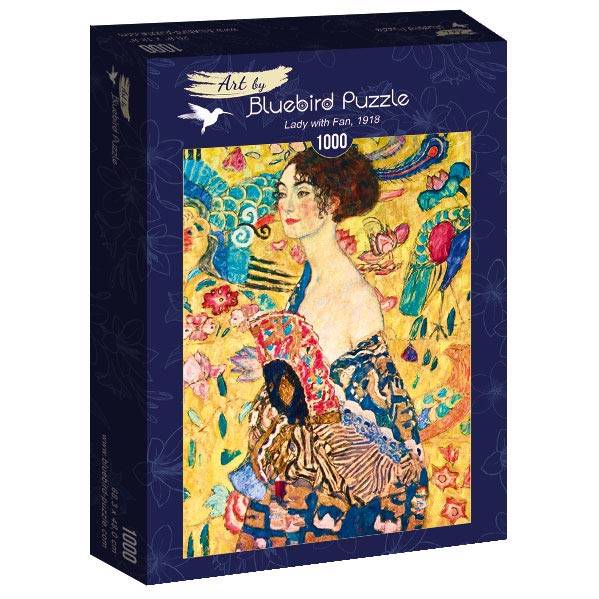 gustave-klimt-lady-with-fan-1918-1000-teile-bluebird-puzzle-puzzle.83800-2.fs_.jpg Dėlionė Moteris su vėduokle Gustav Klimt 1000d. - Image 1