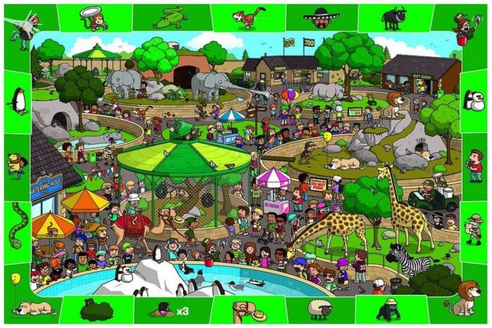 Dėlionė "Zoologijos sodas" 100 detalių - Image 2