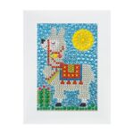Kūrybinis rinkinys Blizgučių menas Lama 17x13cm - Image 4