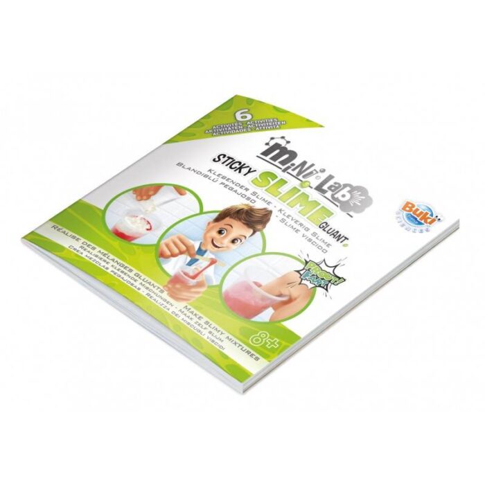 Eksperimentų rinkinys Mini Lab Slime šviečiantys tamsoje 6 užsiėmimai - Image 5