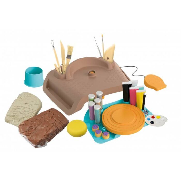 Kūrybinis rinkinys keramikos studija +2kg molio - Image 2